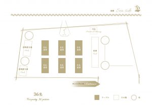 着席36名様