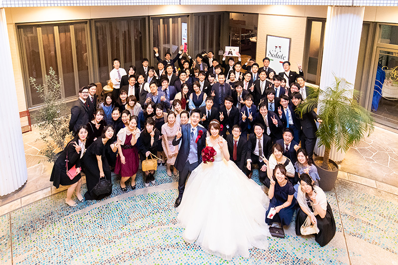 ウェディング二次会 竹芝 結婚式2次会 貸切夜景が見えるイタリアンレストランサルーテ