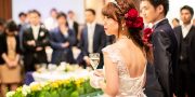 結婚式2次会 花嫁 ウェディングドレス